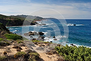 The coast between Cala Sarraina and Cala Faa photo